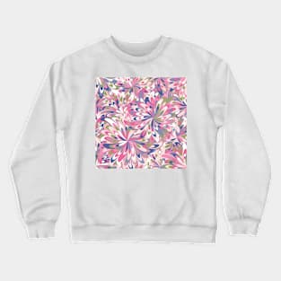 Bright fantastic abstract flowers Crewneck Sweatshirt